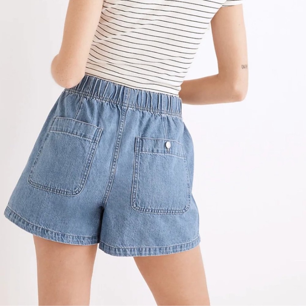 Madewell Women's Blue Denim Shorts Size 26 - Picture 10 of 10
